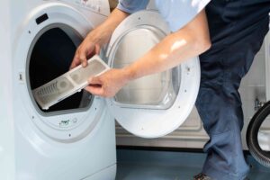 Cleaning Dryer Lint Trap