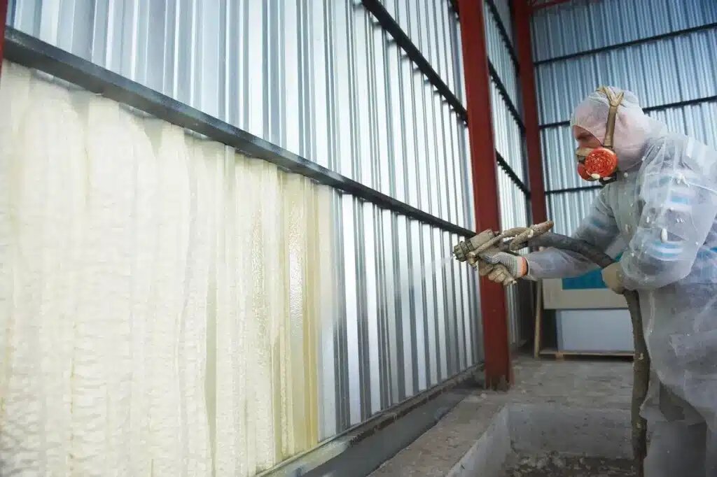 spray foam insulation in commercial properties