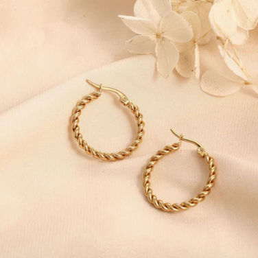 Gold Hoop Earrings