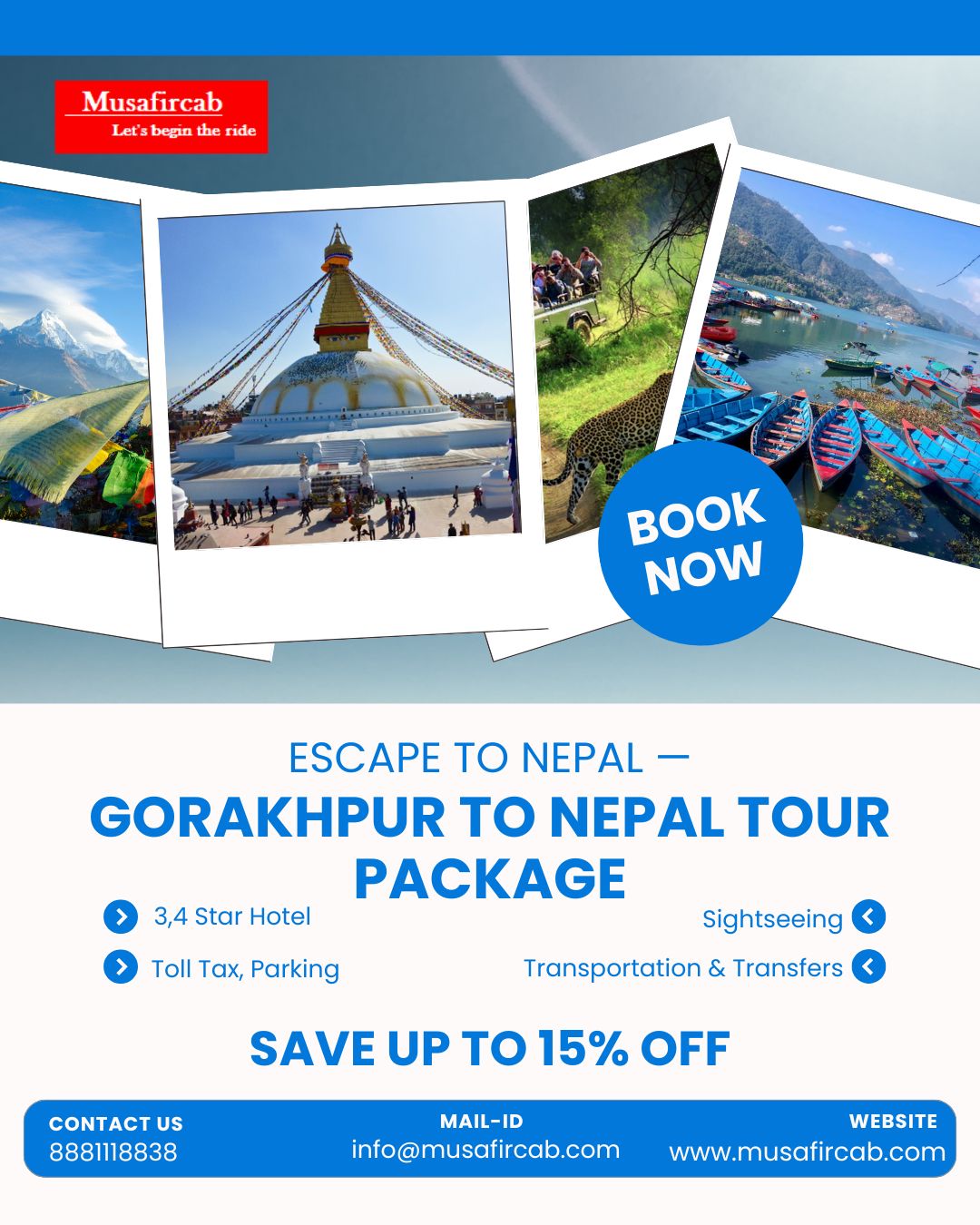 nepal tour package from Gorakhpur