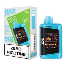 Razzle-Dazzle-–-Raz-LTX-25K-ZERO-NICOTINE-Vaping RAZ LTX 25K Review: High-Capacity Power in a Vape