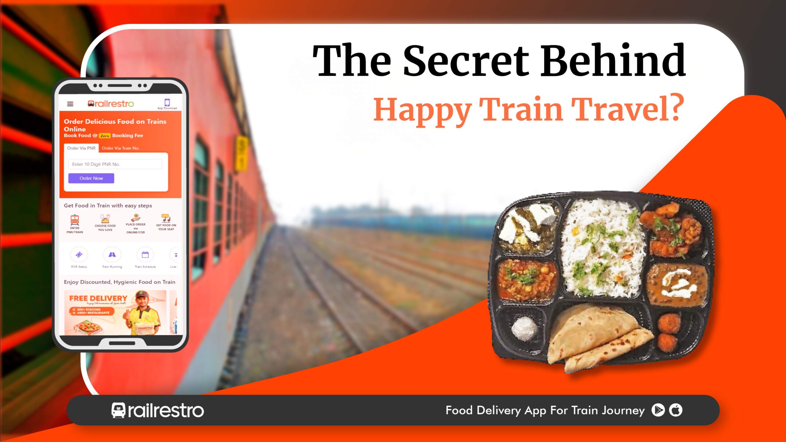 Food on train