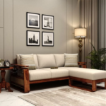 Vedic L Shape Sofa From Wooden Street
