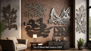 outside wall art metal