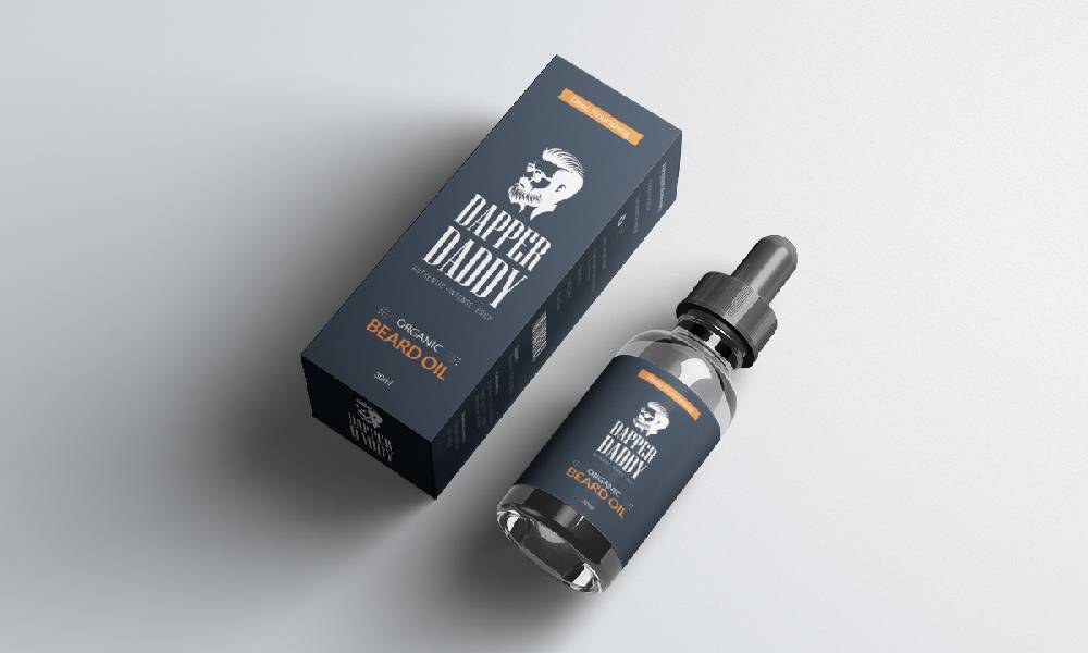 beard oil packaging