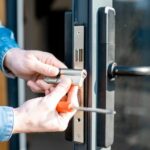 commercial door lock installation.