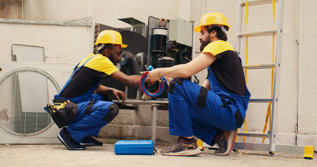 coworkers-servicing-hvac-system-1024x540 24/7 HVAC Repair Service in Leesburg VA You Can Rely On
