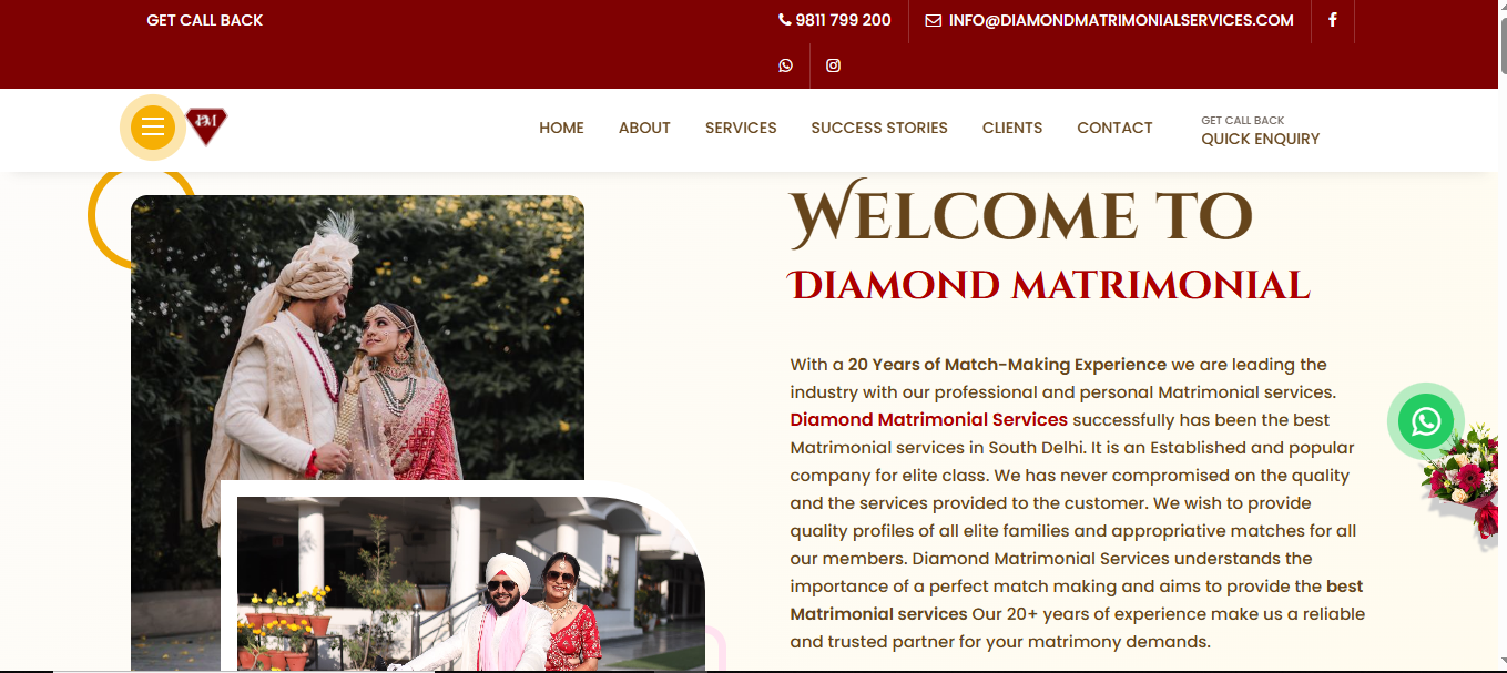 Diamond matrimonial