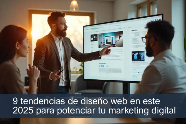 diseño web 2025 tendencias