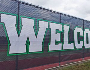 fence banner