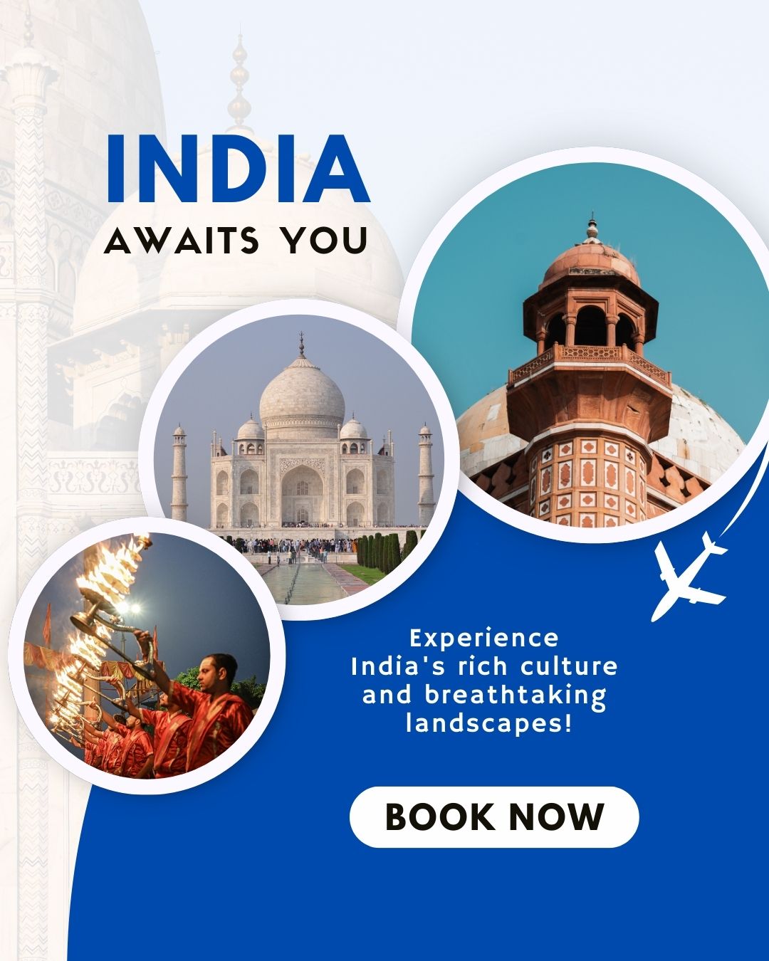 A 10 Days Tour to India Covering Culture, History, and Peace