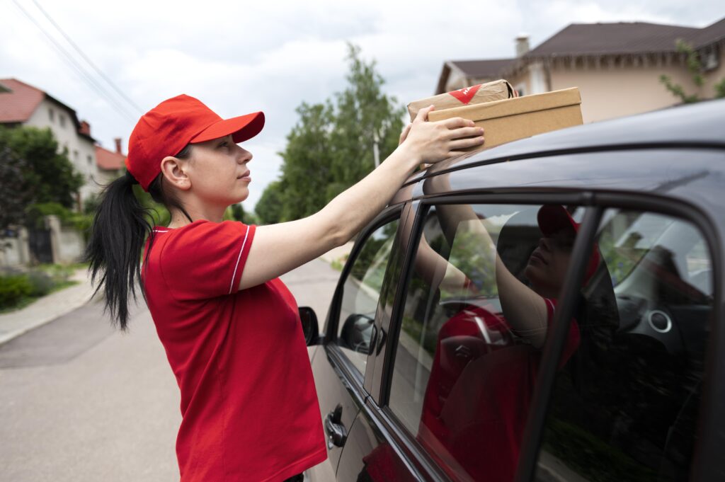 medium-shot-delivery-woman-holding-pack-1024x681 Best Long Distance Moving Northbrook Chicago Can Count On