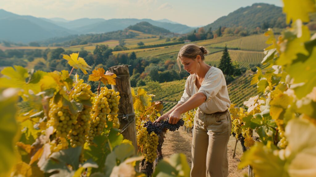 person-picking-grapes-spending-time-vineyard-1024x574 Why Okanagan Vineyards Are Gaining Global Recognition