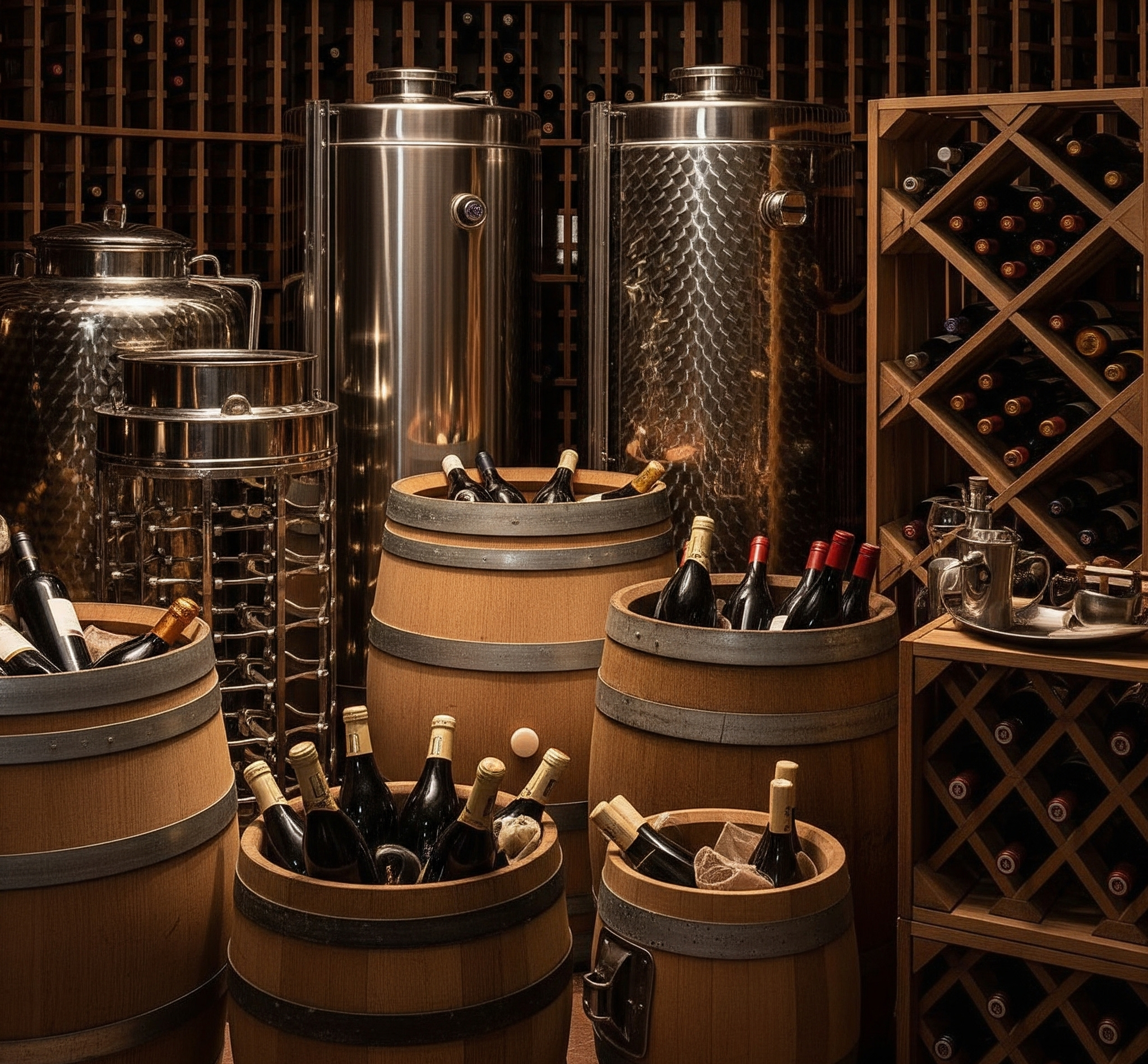 wine storage containers